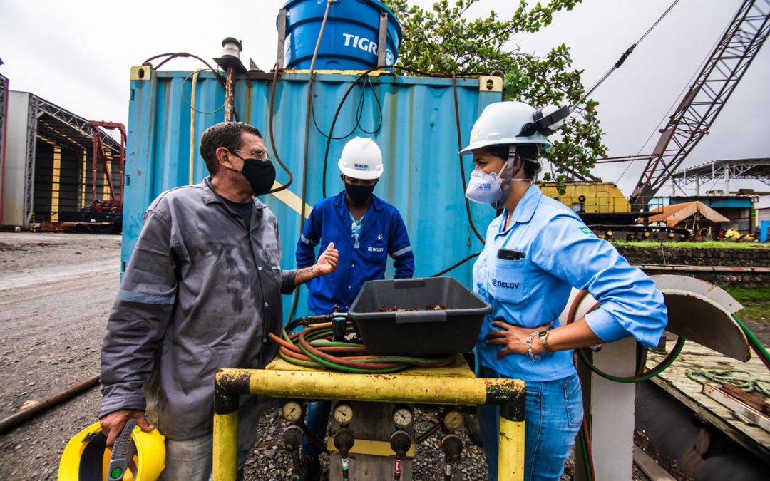 Zé pescador e equipe